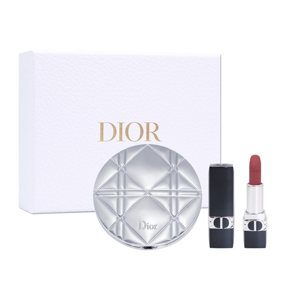 NWT Dior VIP Limited Edition Compact Mirror and Mimi Lipstick Set. - Picture 1 of 13